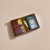 Rustic Leather Passport Cover/Holder